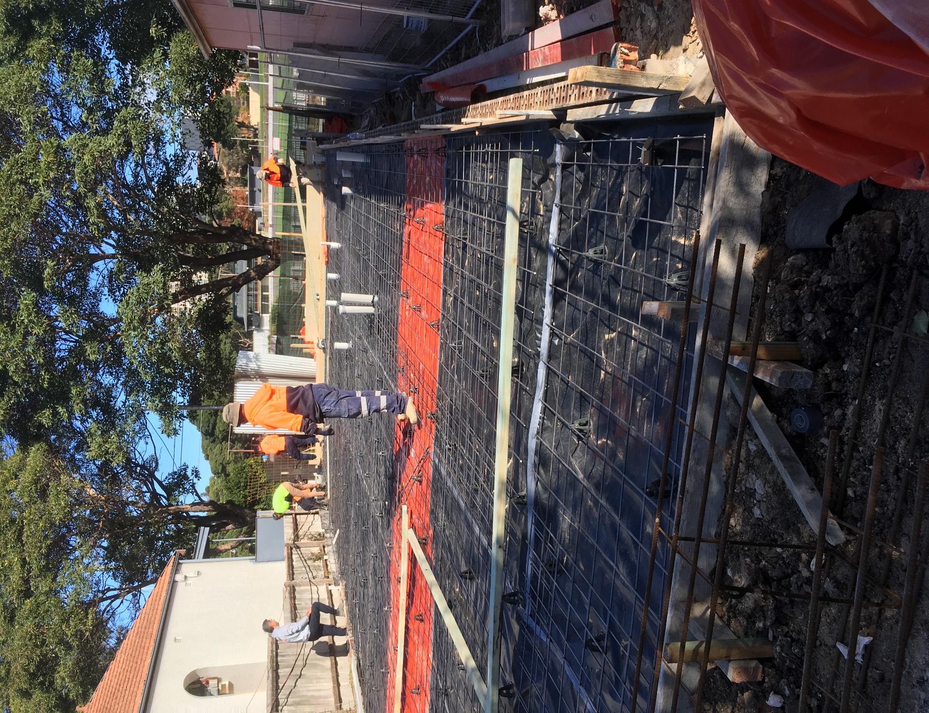 Project management during building works